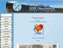 Tablet Screenshot of bdk-obb.de